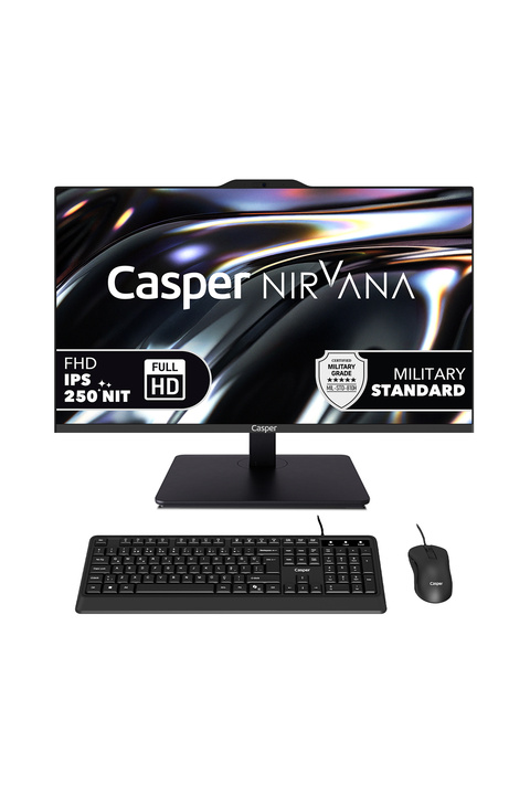 CASPER Nirvana A80.1342-BF00X-V-S Intel Core i5-13420H 16GB RAM 1TB NVMe SSD Freedos 23,8" Hepsi Bir Arada Bilgisayar
