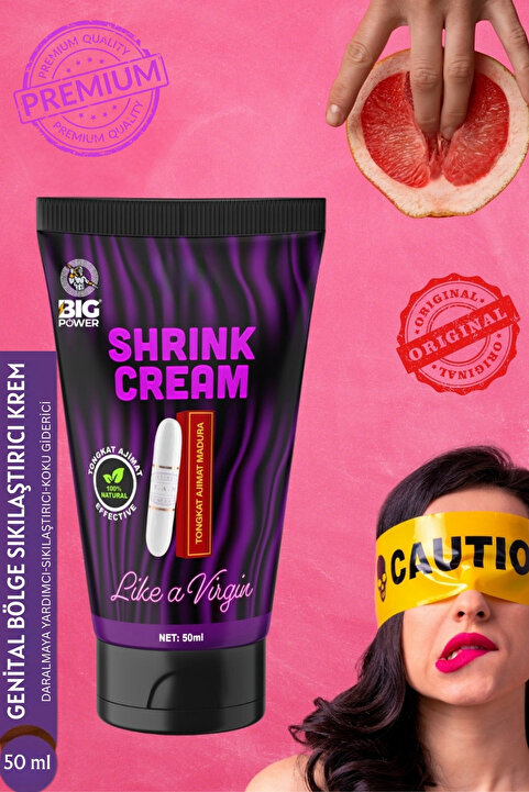 BİG POWER Extra Etkili Tongkat Daraltıcılı Sıkılaştırıcı Istek Arttırıcılım Orgazmlı Whitening Krem 50 ml (Yardımcı Ürün)
