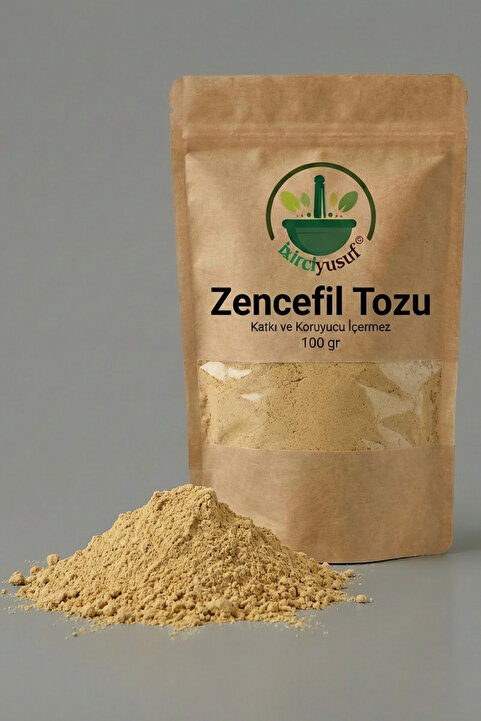 ixirciyusuf Zencefil Tozu (Toz Zencefil – Ginger Powder – Ground Ginger) Doğal Öğütülmüş 100 g