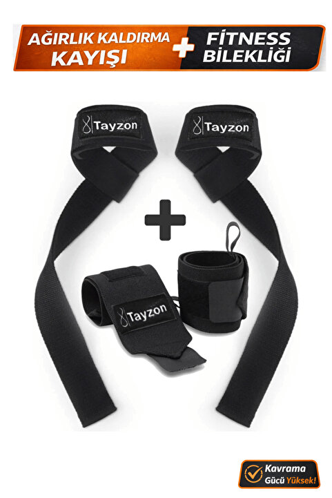 Tayzon Profesyonel Fitness Bilekliği Fitness Crossfit Ağırlık Bilekliği Wrist Wraps Ağırlık Kaldırma Kayışı