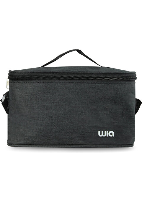 Wia Unisex Siyah Termoslu Beslenme Çantası