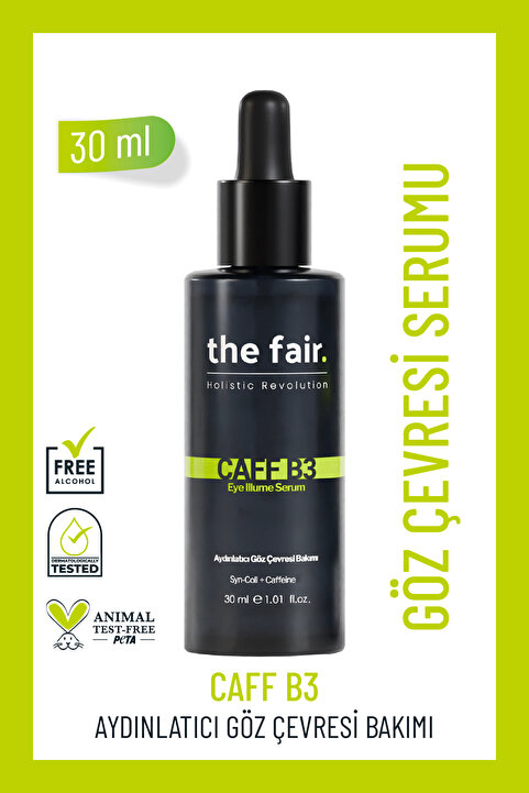 The Fair the fair. Caff-B3 Eye Illume Göz Serumu Koyu Halka ve Kırışıklık Karşıtı Aydınlatıcı  30 ml