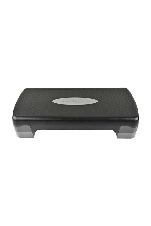 Delta Step Tahtası - İki Kademeli Step & Fitness & Egzersiz Aleti-SİYAH-GRİ
