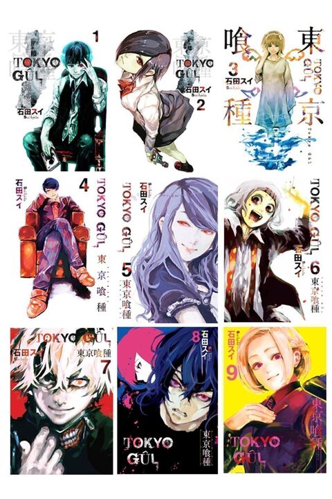 Gerekli Şeyler Yayıncılık Tokyo Gul 1-2-3-4-5-6-7-8-9. Ciltler Manga Seti