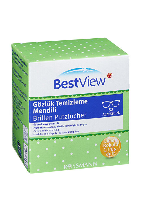 Bestview Gözlük Temizleme Mendili 52'li