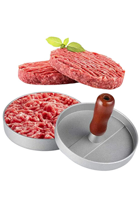 Comprox Hamburger Köfte Presi Pratik Köfte Yapma Aparatı Metal Kıyma Burger Press Şekillendirici Kalıp