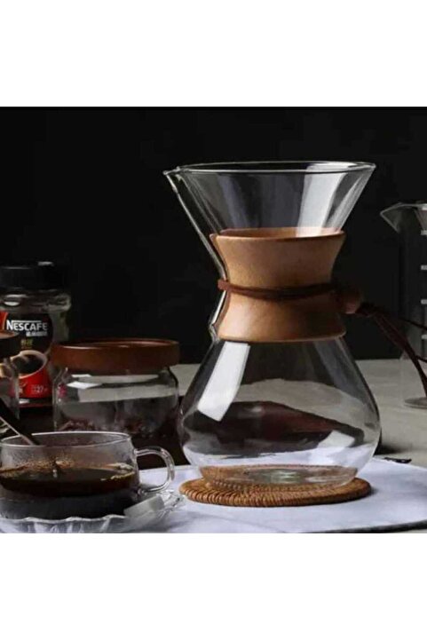 Epinox Chemex Cam Kahve Demleme Ekipmanı 400 ml Ck-40a
