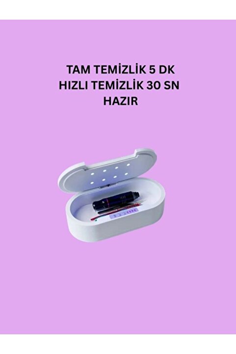 Renvox Akıllı UV Işıklı 5 Dakikada Sterilizasyon Kutusu Otomatik Kapanmalı Çok Amaçlı Dezenfektan