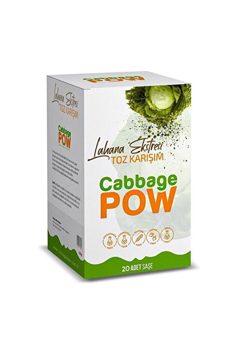 Cabbage Pow Lahana Powder Lahana Ekstralı Detox Çayı