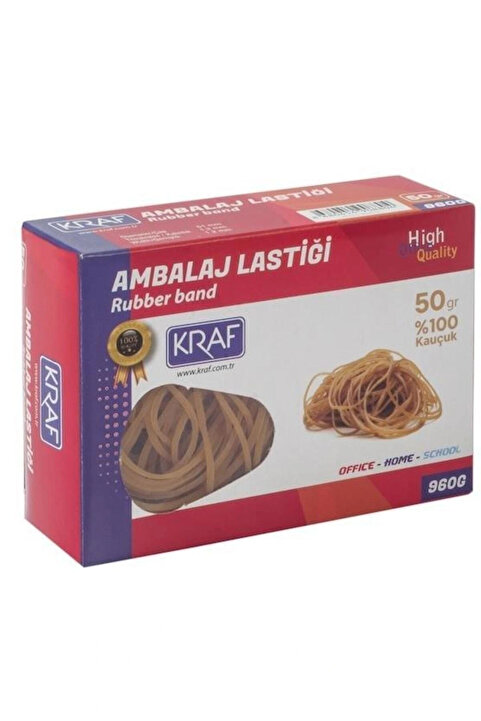KRAF Ambalaj Lastiği %100 Kauçuk 50gr 960g