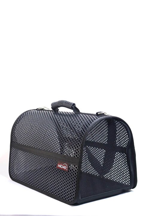 Migno MİGNO FLYBAG Voyager Fileli Model Kedi Köpek Taşıma Çantaları - Siyah