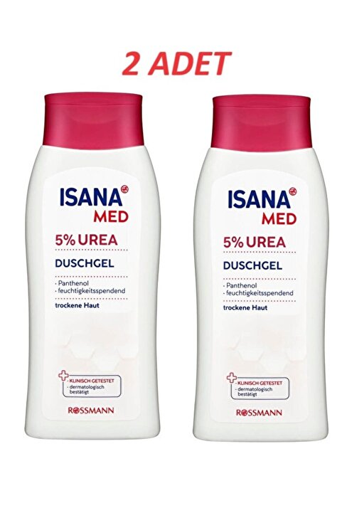 ISANA Med Duş Jeli %5 Üre Nemlendirici 250ml 2 ADET