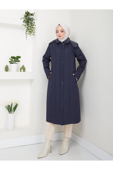 ELBİSHE Büyük Beden Kışlık Mont CK-1006