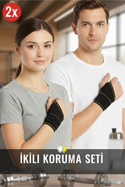 Wiforte 2’li Ortopedik El Bilek Bandajı – Statik Splint Destekli Medikal Sabitleyici Atel