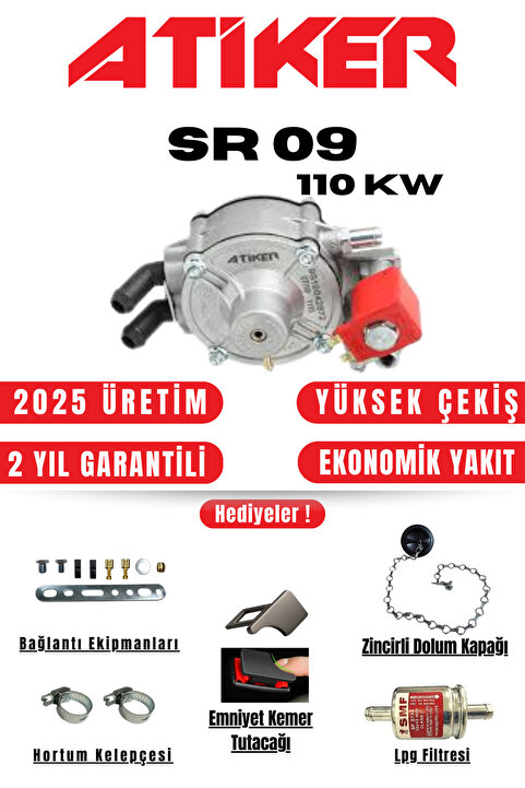 Atiker SR09 110 KW KESİCİLİ SIRALI ( BEYİN ) REGÜLATÖRÜ