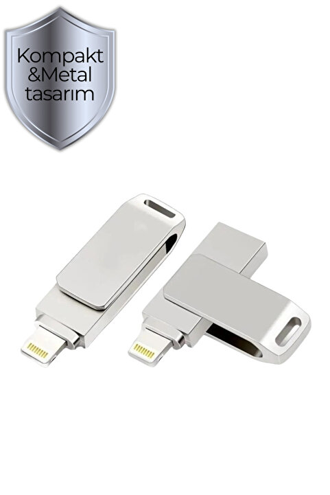 Ocado 128 Gb Flash Bellek Iphone - Pc Uyumlu Otg Flash 3.0 Usb Data Bellek