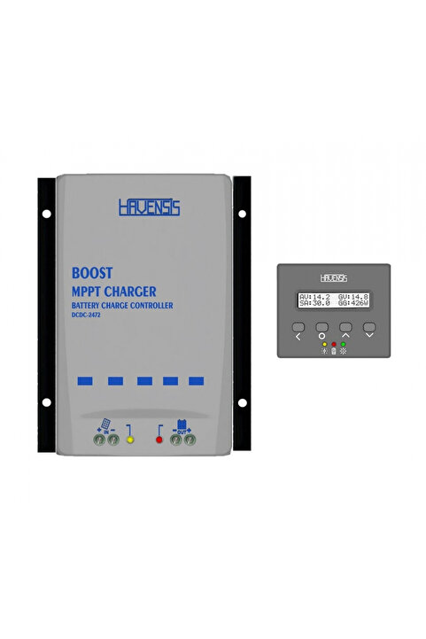 havensis Boost Mppt Elektrikli Bisiklet Akü Için 24V, 36V, 48V, 60V, 72V DC Solar Şarj Cihazı