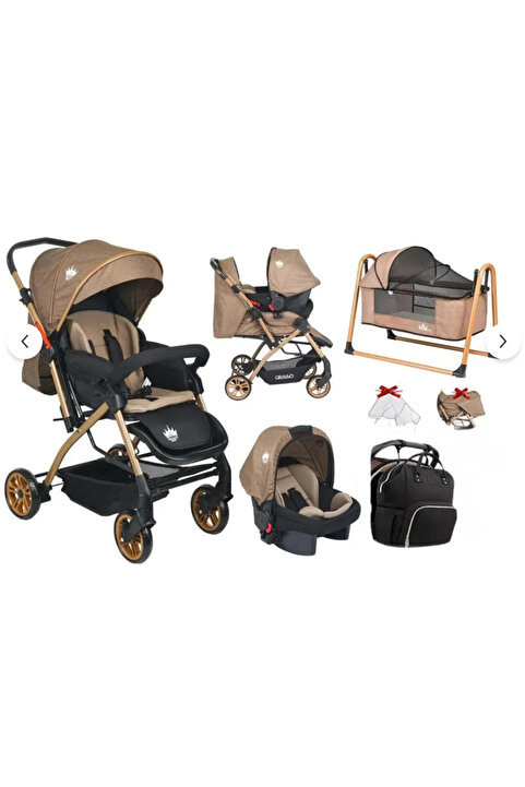 4 Baby Olympus çift yönlü bebek arabası puset çanta beşik fırsat seti