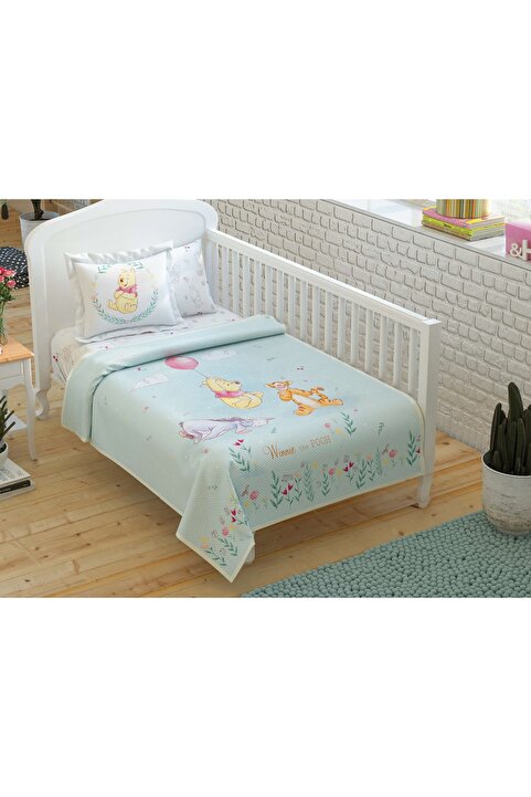 Taç Disney Winnie The Pooh Sentımental Baby Pamuk Lisanslı Pike Takımı