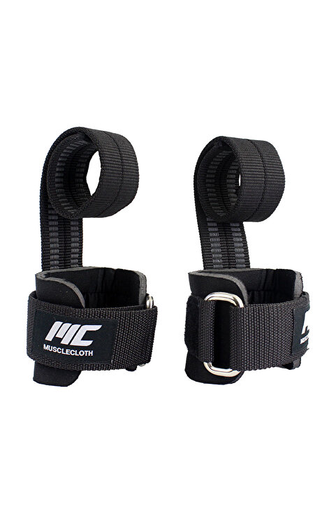 MUSCLECLOTH Big Grip Pro Lifting Straps Siyah
