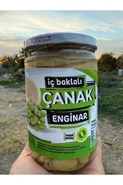 enginar mevsimi "tarladan sofranıza, doğru adres" 4'lü İç Baklalı Aydın Çanak Enginar Konservesi | 660cc