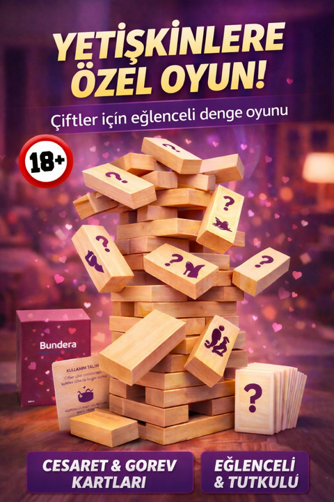 Bundera 54’lü | +18 Fantezi Denge Oyunu — Çiftlere & Yetişkinlere Özel | Gizli Kargo