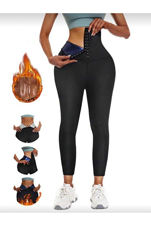 FİT WOMEN termal zayıflatan incelten toparlayıcı agraflı tayt 4409