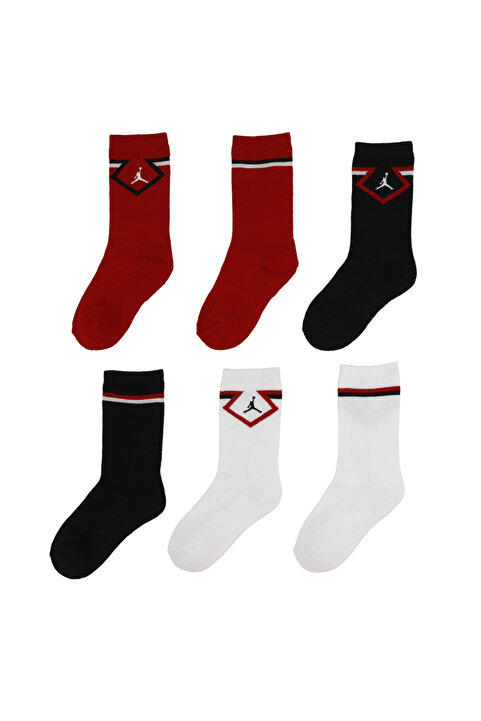 Nike JORDAN DIAMOND 3PK CREW 3'LÜ ÇORAP BJ0832 BJ0832-R78