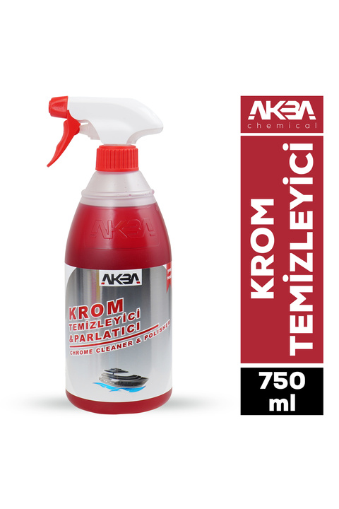 Genel Markalar AKBA KROM TEMİZLEYİCİ VE PARLATICI 750 ML