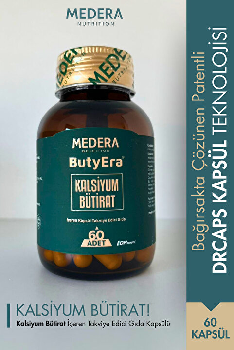ButyEra Medera Nutrition Kalsiyum Bütirat İçeren Takviye Edici Gıda (Postbiyotik)
