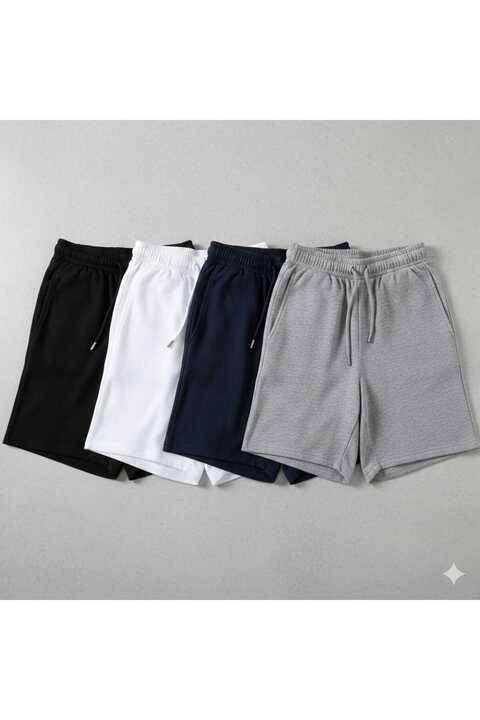 NETTENSTORE ERKEK ŞORT 4ADET BERMUDA PENYE CEPLİ BAGCIKLI