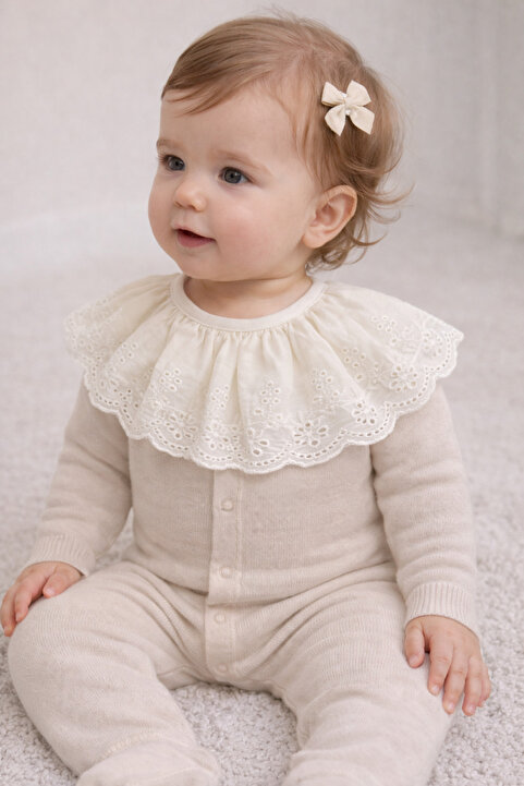 greenmoss Özel Tasarım Dantel Bebek Yakalık / Fular /Mama Önlüğü