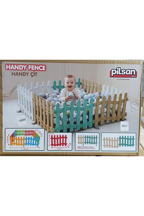 PİLSAN Handy 8'li Bebek Oyun Parkı Çiti Pastel Renkler Çocuk Aktivite Alanı