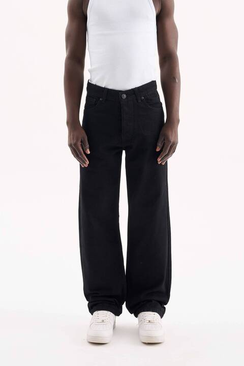 Machinist Erkek Relaxed Baggy Koyu Antrasit Pantolon