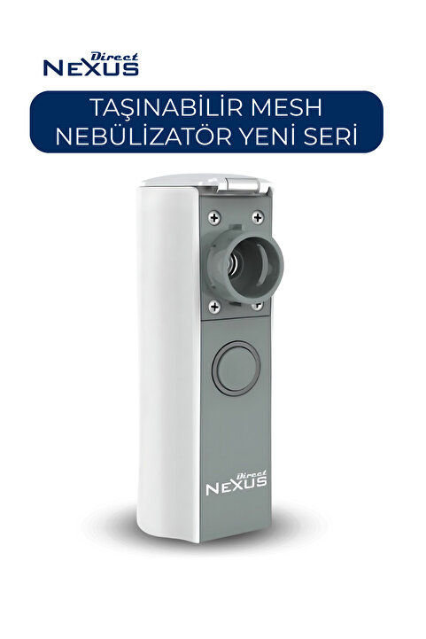 Direct NEXUS Taşınabilir Mesh Nebulizatör New Series | USB Şarjlı, Ultra Sessiz