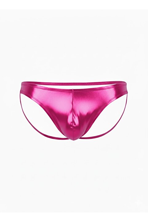 Bacio iç giyim Fantezi Arkası Açık Seksi Parlak Erkek Külot