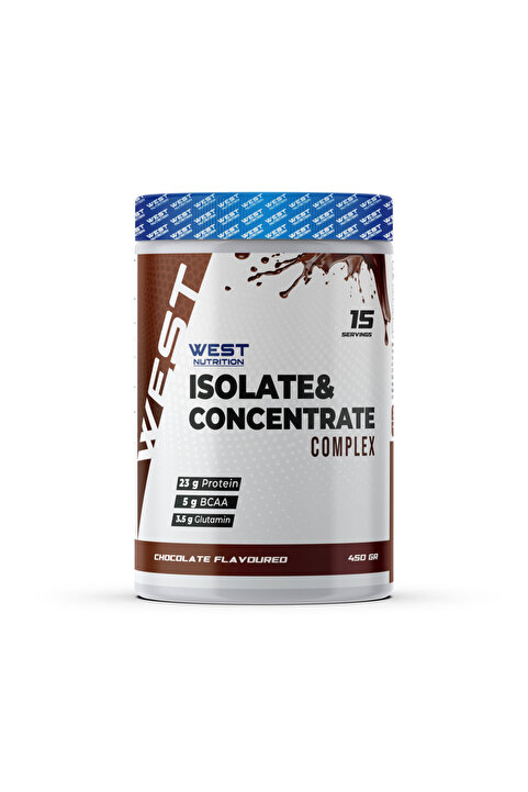 West Nutrition Whey Protein Tozu Complex İzole & Konsantre 15 Servis 450 gr Çikolata Aromalı