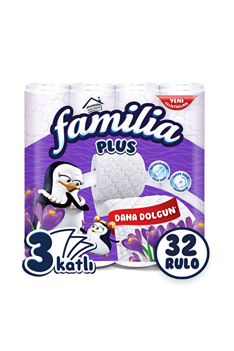 Familia Plus Parfümlü Tuvalet Kağıdı 32'li (Sihirli Çiçekler Kokulu)
