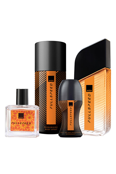 Avon Full Speed Erkek Parüm Deodorant Rollon Dörtlü Set