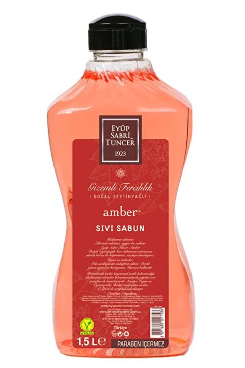 Eyüp Sabri Tuncer Amber Doğal Zeytinyağlı Sıvı Sabun 1.5 lt