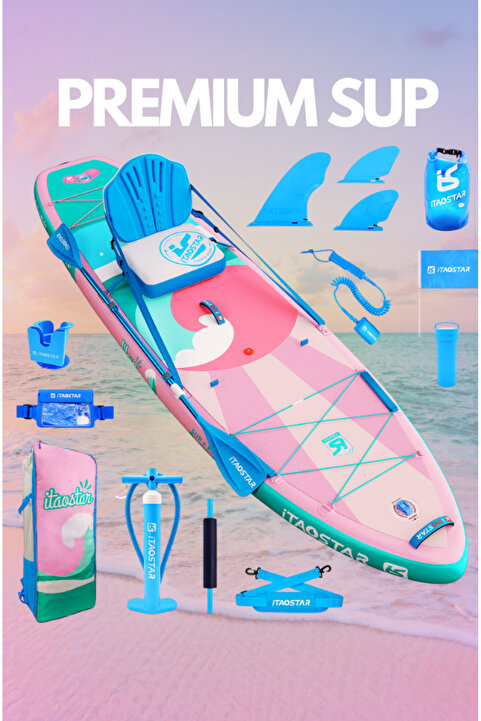 ITAOSTAR 225 KG KAPASİTELİ 11'6*35''*6''Premium Sup Board/Stand Up Paddle Board 351x91,5x15 SUP