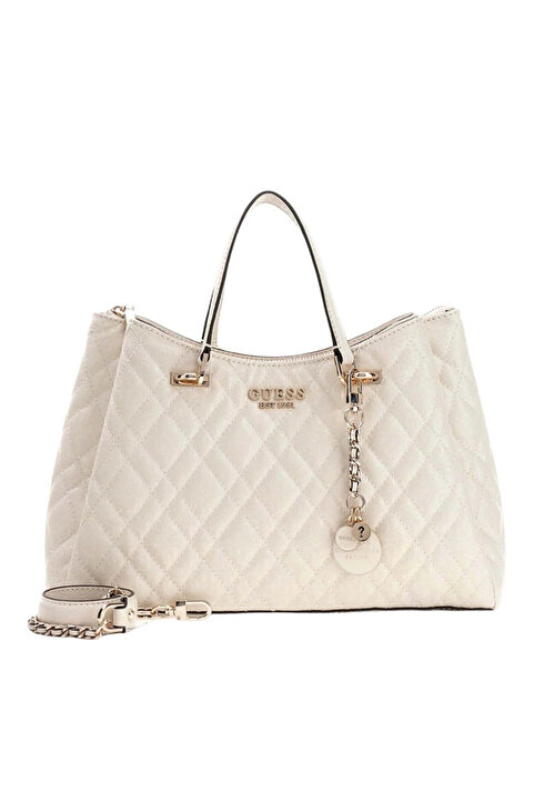 Guess Isemay Girlfriend Omuz El ve Omuz Kadın Beyaz El Çantası HWGG9628060-OFF