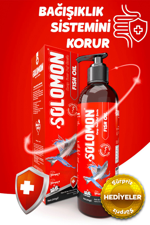 Solomon Fish Oil Ve Köpekler Omega 3 Ve 6 Içerikli Balık Yağı - Ve Köpekler Için Tüy Ve Genel Sağlık Destek