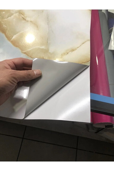 dakik reklam Yapışkanlı Folyo Mutfak Dolap Ve Mobilya Kaplama Folyosu Parlak Beyaz