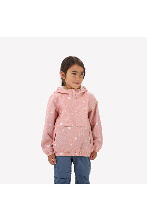 Decathlon Quechua Çocuk Outdoor Yağmurluk - 2/6 Yaş - Pembe - MH500