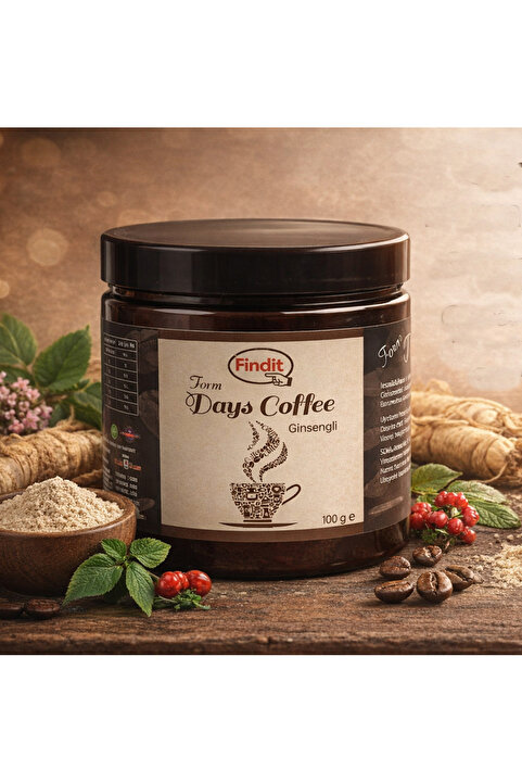 Findit Form Days Coffee, Ginsengli Premium Kahve, Özel Formül, Doğal İçerik, Form ve Enerji İçin