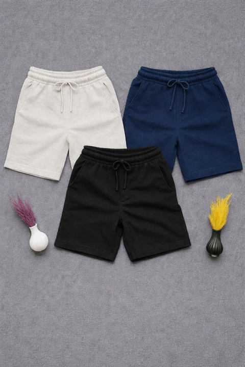 NETTENSTORE 3LÜ SET ERKEK ŞORT