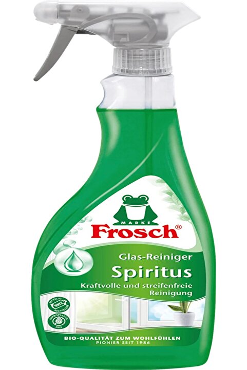 Frosch Cam ve Ayna Temizleyici Spiritus Güçlü ve İz Bırakmayan Temizlik 500 ml, Vegan