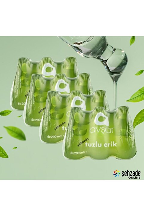 Avşar Tuzlu Erik Aromalı Maden Suyu 24 x 200 ml