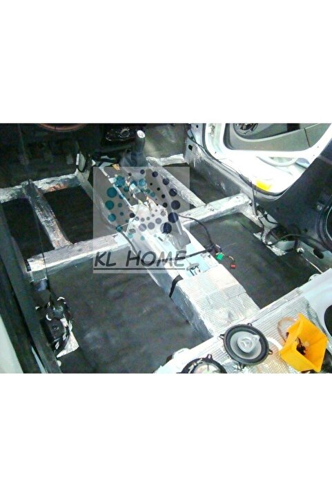 KL HOME 9mm Kalınlık- Kendinden Yapışkanlı 60cmx100cm Oto ses- Karavan Ev Ses Akustik Kauçuk Yalıtımı